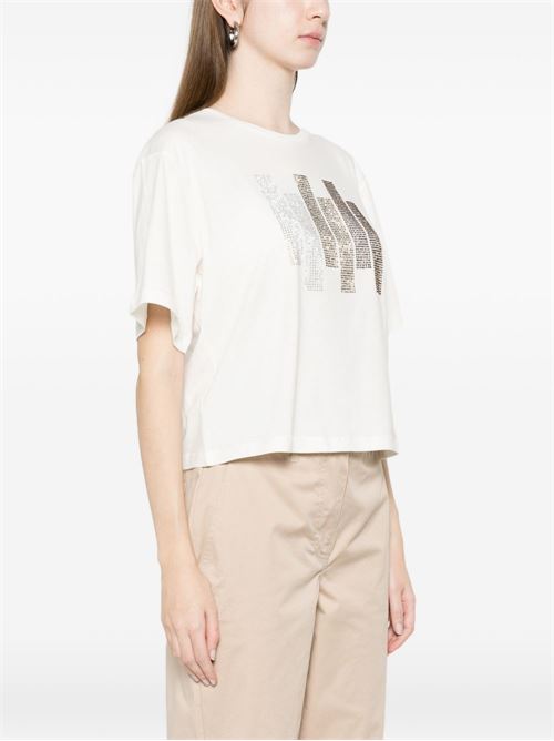 T-shirt donna Emme Marella oro con stampa EMME Marella | TESSILE002